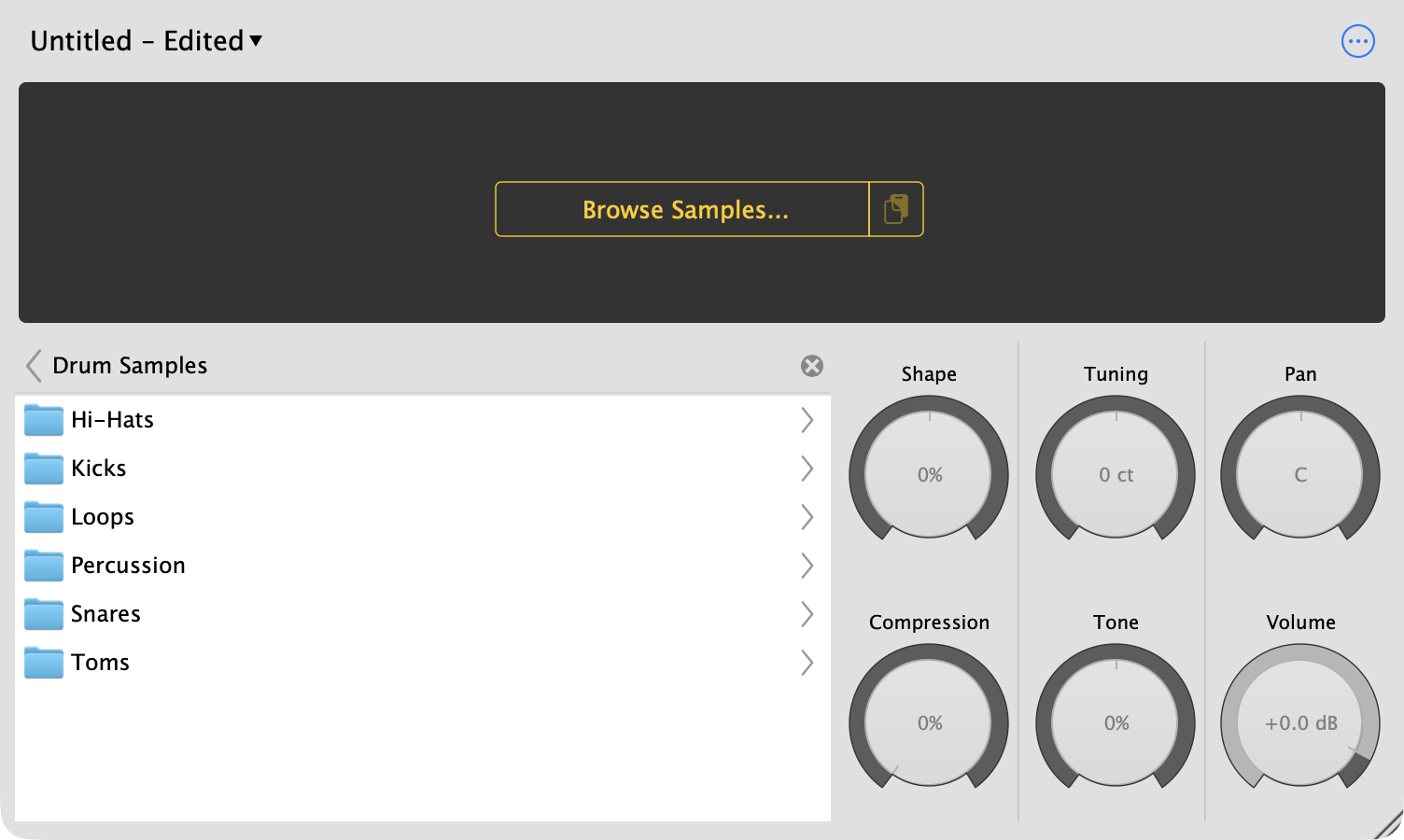 Browser folders
