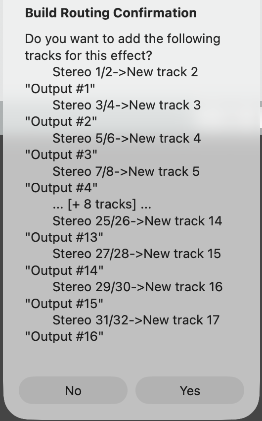 Routing prompt